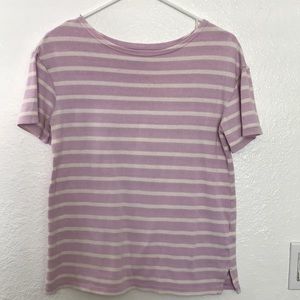 Purple Striped Shirt